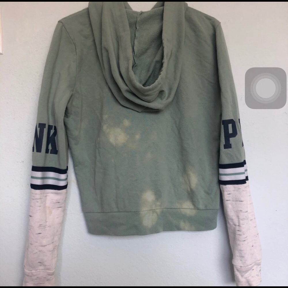 Soft Green PINK Zip-up - Picture 2 of 8